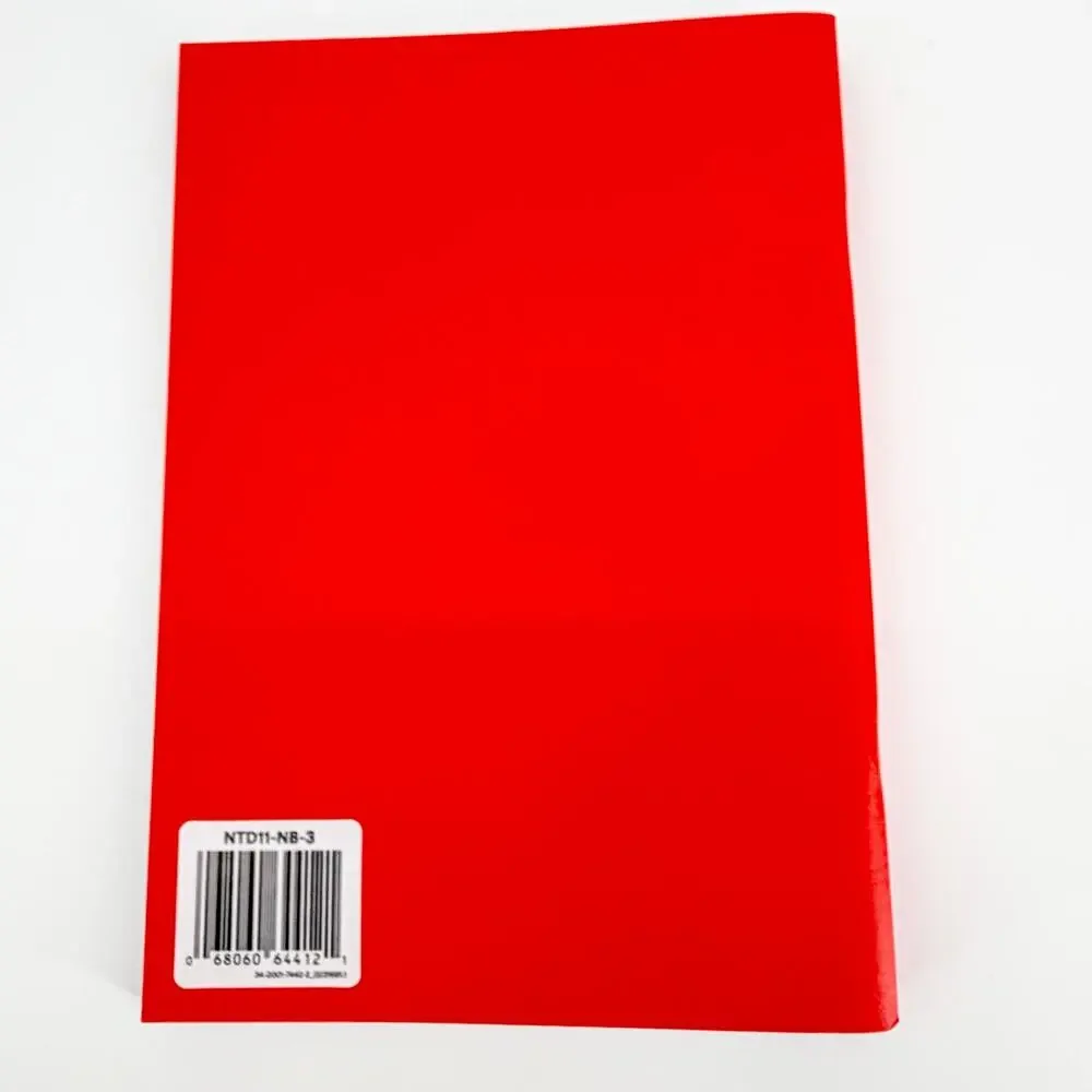 Noted by Post-it Grid Notebook Set of 3 Red Graph Paper Journals 7x9.87 New